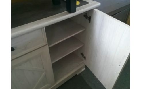 ENFILADE BOIS BLANC 3P 1T