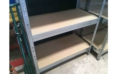 ETAGERE METAL ET BOIS