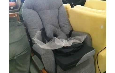 FAUTEUIL ROULANT TISSU GRIS