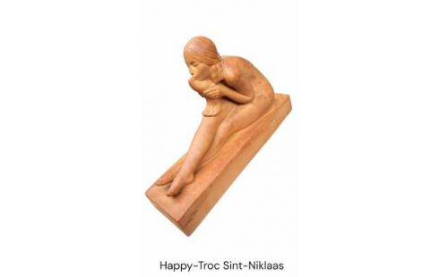 BEELD TERRA COTTA VROUW DUIF GUERO