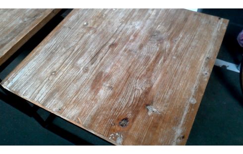 ANRICHTE 1 DAS STÜCK SCHWARZ METALL BLEIWEISS, , HOLZ