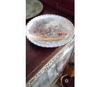 PLAT PORCELAINE  SCENE ROMANTIQUE