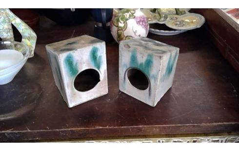 OREILLER DE FUMEUR D'  OPIUM  ASIE  L' UN