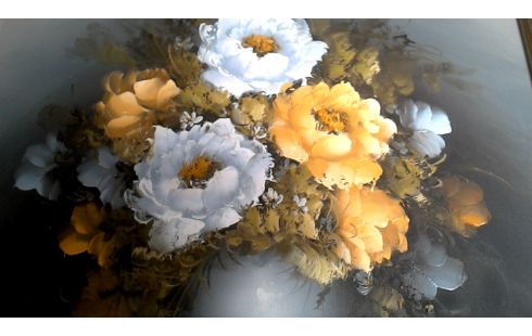 SCHILDERIJ BLOEMEN GESIGNEERD DOMBERG