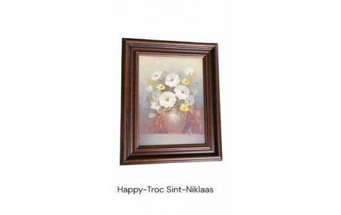 SCHILDERIJ BLOEMEN GESIGNEERD DOMBERG