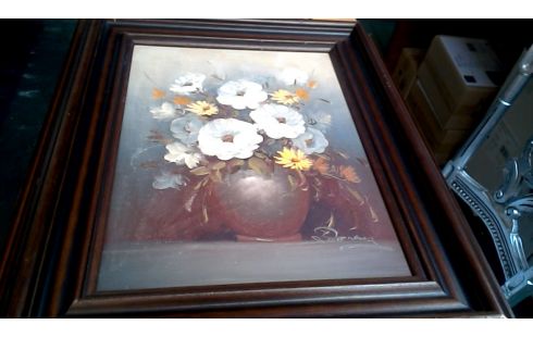SCHILDERIJ BLOEMEN GESIGNEERD DOMBERG