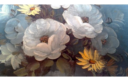 SCHILDERIJ BLOEMEN GESIGNEERD DOMBERG