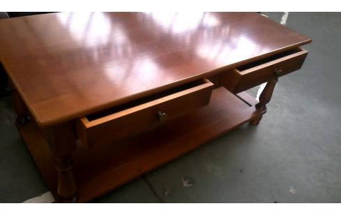 WOHNZIMMERTISCH 1 KRISCHBAUM 2 SCHUBLADEN