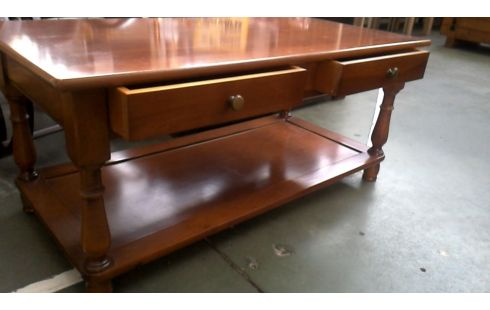 WOHNZIMMERTISCH 1 KRISCHBAUM 2 SCHUBLADEN