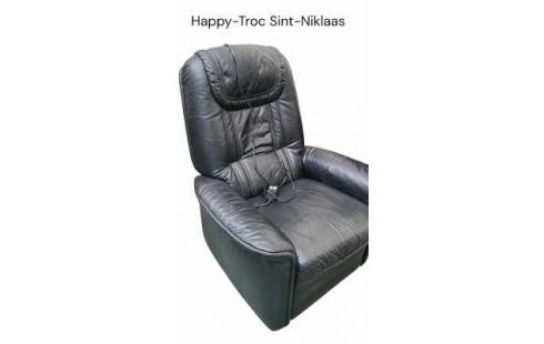 RELAX ZWART LEDER