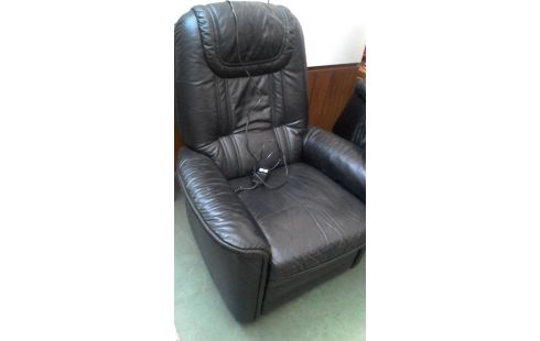 RELAX ZWART LEDER