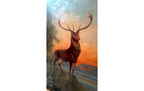 SCHILDERIJ HERT