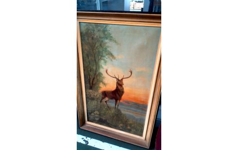 SCHILDERIJ HERT