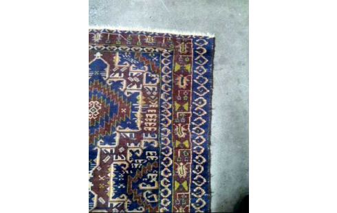 TEPPICH ORIENTALISCH TIEFBLAU BRAUN