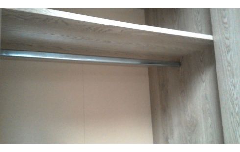 KLEIDERSCHRANK 1 BLEIWEISS 2 TÜREN