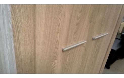 KLEIDERSCHRANK 1 BLEIWEISS 2 TÜREN