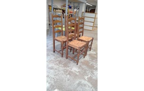 LOT DE 4 CHAISES