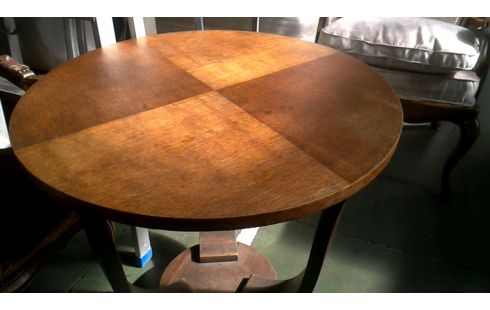 BIJZETTAFEL ART DECO ROND