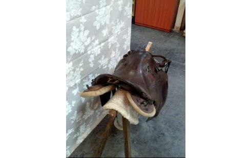 SATTEL LEDER BRAUN +FELL
