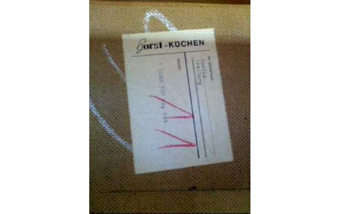 KÜCHENSCHRANK ROT <HORST-KÜCHEN> 70ER STIL