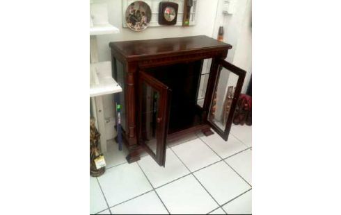 VITRINE, , BOIS FONCE