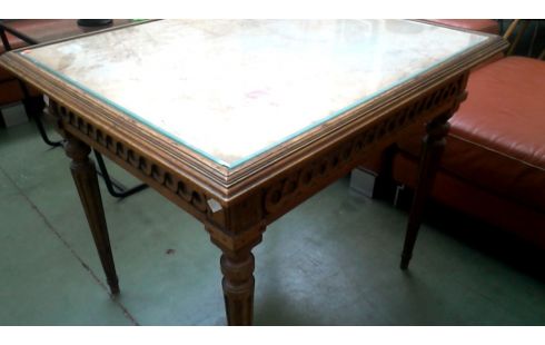 TABLE D'APPOINT STYLE HENRI II BISAUTE GLACE