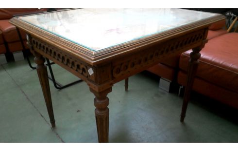 TABLE D'APPOINT STYLE HENRI II BISAUTE GLACE