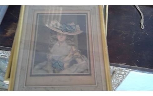 GRAVURE ANCIENE  ENCADREE