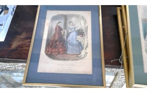 GRAVURE ANCIENNE  ENCADREE
