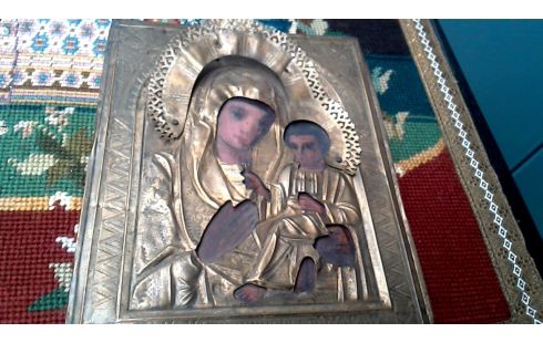 ICONO ANTIGUO, , MADERA COBRE