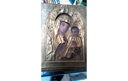 ICONO ANTIGUO, , MADERA COBRE