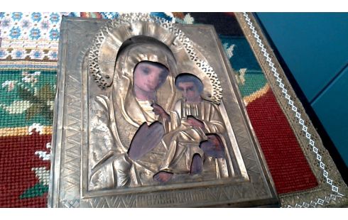 ICONO ANTIGUO, , MADERA COBRE