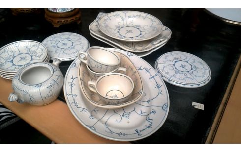 SERVIES BOCH WIT BLAUW KOPENHAGEN
