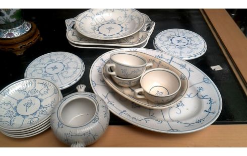 SERVIES BOCH WIT BLAUW KOPENHAGEN