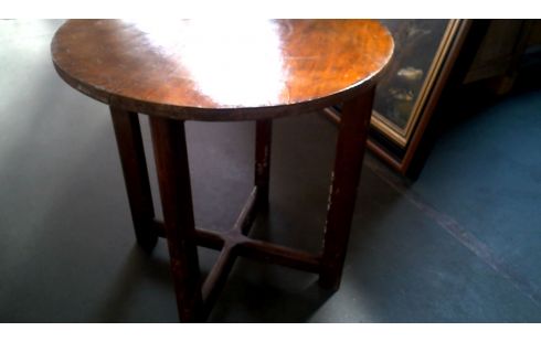 BEISTELLTISCH RUND IM VINTAGE-STIL