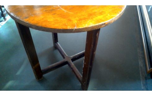 BEISTELLTISCH RUND IM VINTAGE-STIL