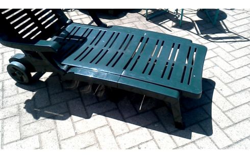 GARTENSTUHL, , SESSEL 1, , LIEGESOFA GRÜN PVC