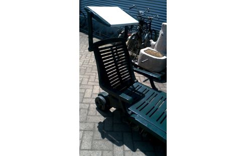 GARTENSTUHL, , SESSEL 1, , LIEGESOFA GRÜN PVC