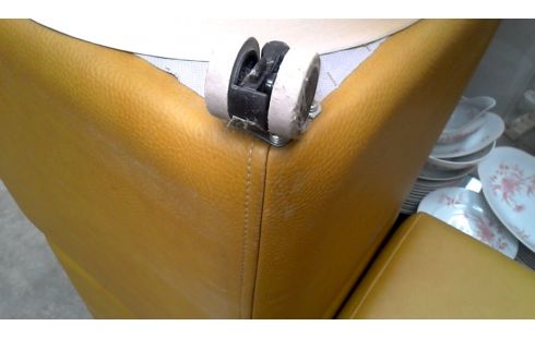 POUF CUIR, , MOBILE L UNITE