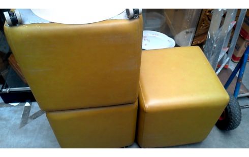POUF CUIR, , MOBILE L UNITE