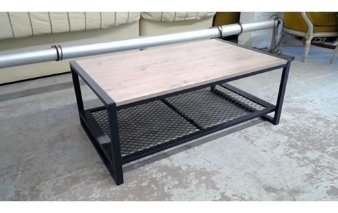 TABLE BASSE STYLE  INDUSTRIEL