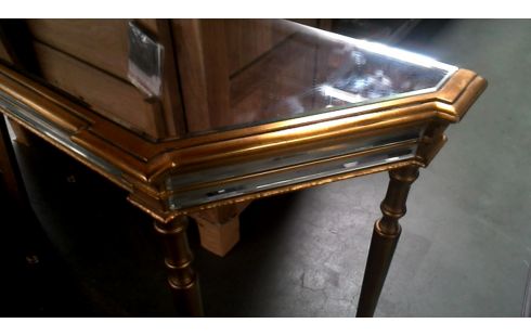 TABLE CONSOLE, , MIROIR BISAUTE OR