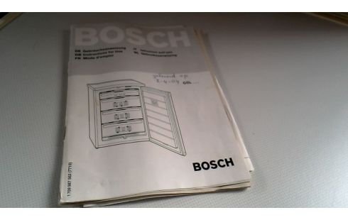 CONGELATEUR ARMOIRE BOSCH