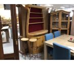 BAR + 2 TABOURET CHENE CLAIR