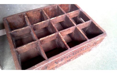 KIST HOUT OUD DECORATIEF