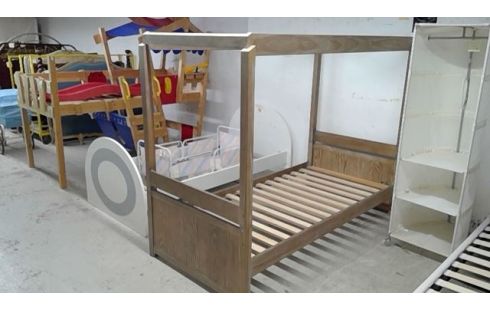 LIT A BALDAQUIN 90X190 MAISONS DU MONDE