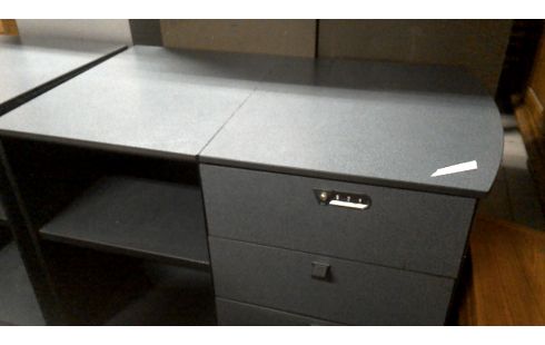 CAISSON 3 TIROIRS FONCE GRIS