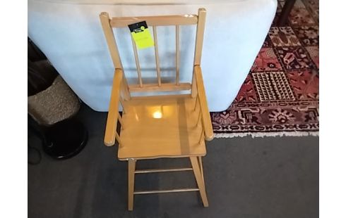 CHAISE BEBE BOIS SANS PLATEAU