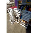 FAUTEUIL PLIANT DE JARDIN PVC BLC