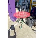 TABLE DE JARDIN METAL RONDE